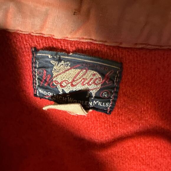 Vintage 60's Woolrich Bird Hunting Wool Light Jacket Under Jacket Size 51/17 - Picture 7 of 13